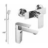 Mexen Alexa DS62 douche set, chroom - 71204DS62-00