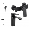 Mexen Alexa DS62 ensemble de douche, noir - 71204DS62-70