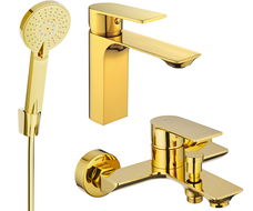 Mexen Alexa R40 Wannenset, gold - 71203R40-50