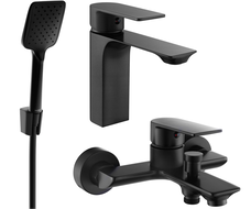 Mexen Alexa R62 Wannenset, schwarz - 71203R62-70