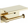 Mexen suporte de papel com prateleira, dourado - 701197-50