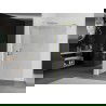 Mexen Kioto douchewand Walk-in 95 x 200 cm, transparant 8 mm, goud geborsteld - 800-095-101-55-00