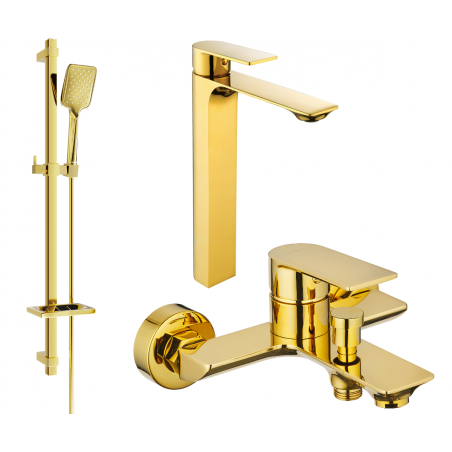 Mexen Alexa Conjunto de Banho DQ62, dourado - 71213DQ62-50