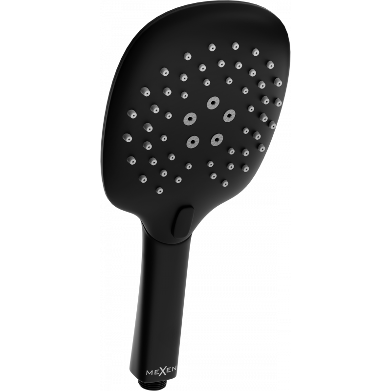 Mexen R-22 pommeau de douche 3 fonctions, noir - 79522-70