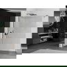 Mexen Kioto Walk-in Duschwand 50 x 200 cm, transparent 8 mm, gun gray gebürstet - 800-050-101-66-00
