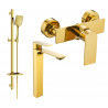 Mexen Alexa DQ62 duschset, guld - 71214DQ62-50