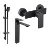 Mexen Alexa DQ62 duschset, svart - 71214DQ62-70