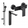Mexen Alexa DS40 set za tuširanje, crni - 71214DS40-70