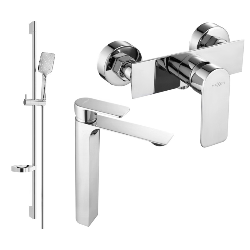 Mexen Alexa DS62 dušikomplekt, kroom - 71214DS62-00
