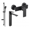 Mexen Alexa Ensemble de douche DS62, noir - 71214DS62-70
