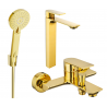 Mexen Alexa R40 Badewannenset, gold - 71213R40-50
