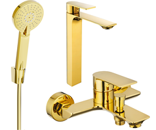 Mexen Alexa R40 badkuipset, goud - 71213R40-50