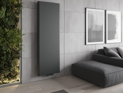 Mexen Flat VR20S Heizkörper 2000 x 400 mm, untere mittlere Anschluss, 945 W, anthrazit - W6VR20S-200-040-66