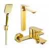 Mexen Alexa R62 conjunto para bañera, dorado - 71213R62-50