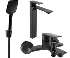 Mexen Alexa R62 badkuipset, zwart - 71213R62-70