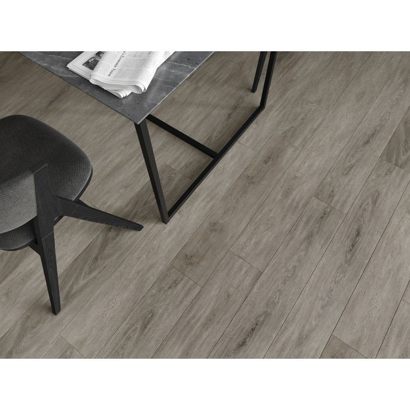 Mexen La Porte vinila paneļi 1240 x 182 mm SPC 6,5 mm, IXPE 1,5 mm pamatne, 4 V-Fuga, Ozols - F1026-1240-182-505-4V1-01