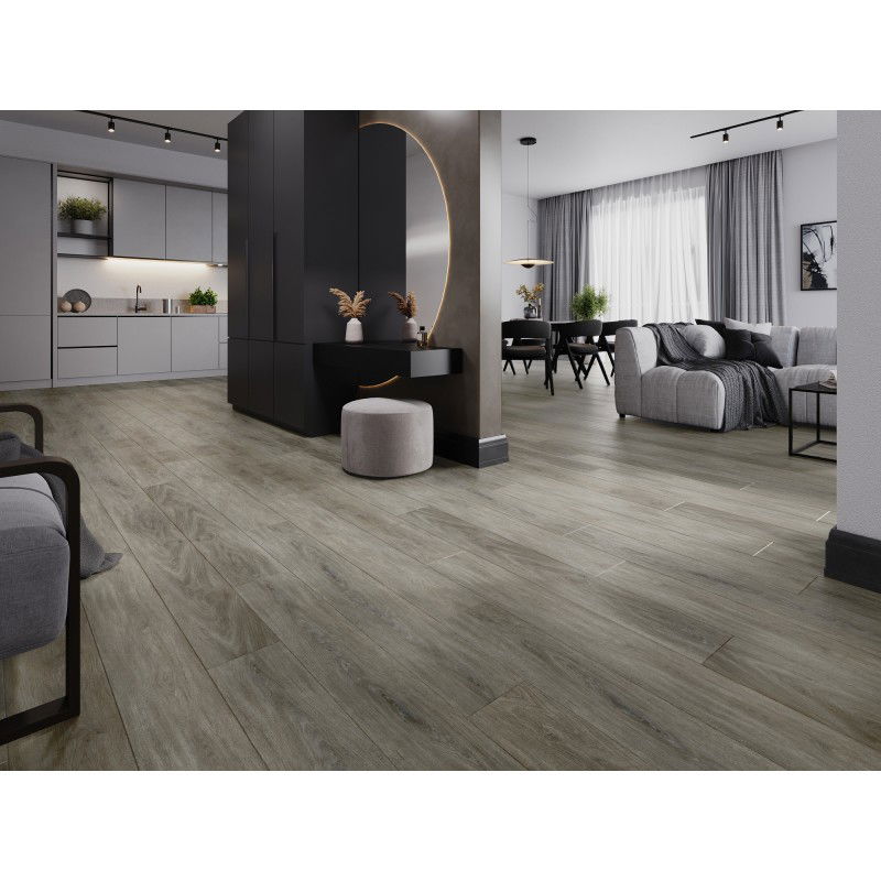 Mexen La Porte vinylpaneler 1240 x 182 mm SPC 6,5 mm, IXPE underlag 1,5 mm, 4 V-fog, Ek - F1026-1240-182-505-4V1-01