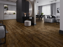 Mexen Mount Vernon Vinylplatten 1240 x 182 mm SPC 6,5 mm, IXPE Unterlage 1,5 mm, 4 V-Fuge, Nussbaum - F1029-1240-182-505-4V1-02