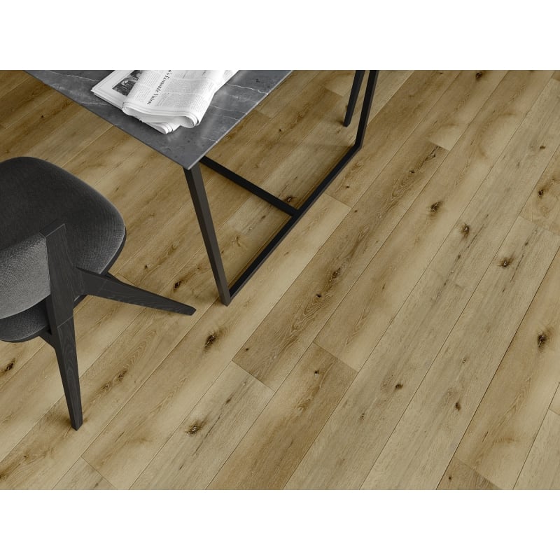 Mexen Oakley vinyl panels 1240 x 182 mm SPC 6.5 mm, IXPE underlay 1.5 mm, 4 V-Groove, Oak - F1030-1240-182-505-4V1-01