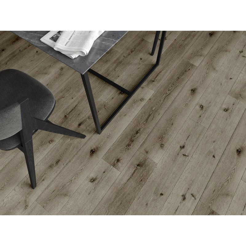 Mexen Kansas vinilne plošče 1240 x 182 mm SPC 6,5 mm, podloga IXPE 1,5 mm, 4 V-reža, Hrast - F1032-1240-182-505-4V1-01