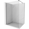 Mexen Kioto paroi de douche Walk-in 130 x 200 cm, transparent 8 mm, gris armé - 800-130-101-66-00