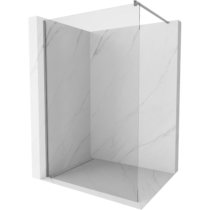 Mexen Kioto painel de duche Walk-in 135 x 200 cm, transparente 8 mm, metalizado - 800-135-101-95-00