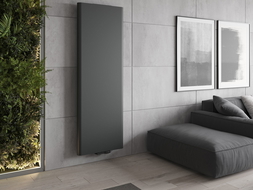 Mexen Flat VR20S panel radiator 2000 x 500 mm, central bottom connection, 1181 W, anthracite - W6VR20S-200-050-66