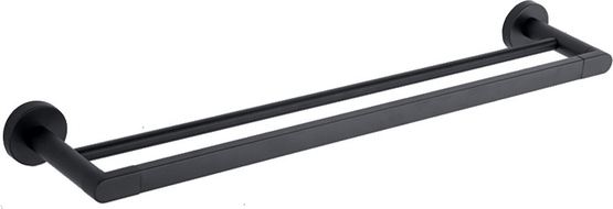 Mexen Tiber porte-serviettes double, noir - 7050525-70