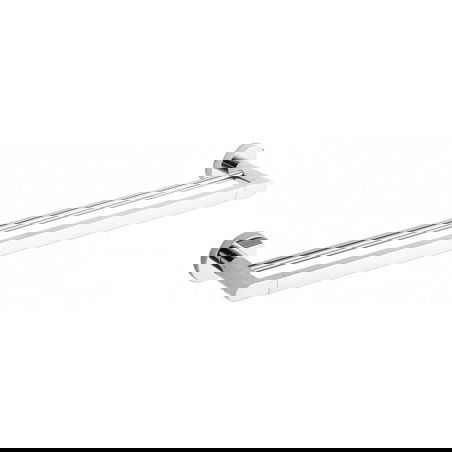 Mexen Tiber cabide duplo para toalhas, cromado - 7050525-00