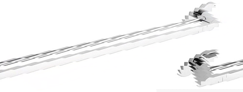 Mexen Tiber duebel Handechtuchbriet, Chrom - 7050525-00