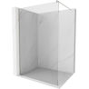 Mexen Kioto douchewand Walk-in 70 x 200 cm, transparant 8 mm, geborsteld nikkel - 800-070-101-97-00