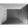 Mexen Kioto paroi de douche Walk-in 70 x 200 cm, transparent 8 mm, nickel brossé - 800-070-101-97-00