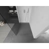 Mexen Kioto Walk-in-Duschwand 95 x 200 cm, transparent 8 mm, gebürstetes Nickel - 800-095-101-97-00