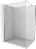 Mexen Kioto tuš pregrada Walk-in 100 x 200 cm, prozirna 8 mm, brušeni nikal - 800-100-101-97-00