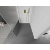 Mexen Kioto dušisein Walk-in 130 x 200 cm, läbipaistev/matt 8 mm, kuldne harjatud - 800-130-101-55-35