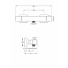 Mexen Sven Aufputz-Duschsystem mit Kopfbrause und thermostatischer Duscharmatur Cube, schwarz - 77200262-70