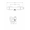 Mexen Sven ensemble de douche extérieur avec douche de tête et robinet de douche thermostatique Cube, noir - 77200262-70