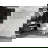 Mexen Kioto douchewand Walk-in 80 x 200 cm, transparant/mat 8 mm, geborsteld nikkel - 800-080-101-97-35