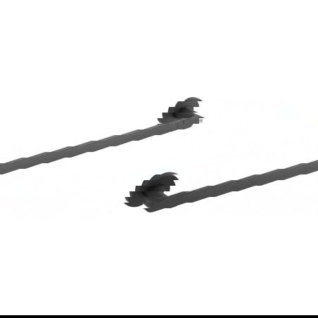 Mexen Tiber Handduchhänger, schwaarz - 7050524-70