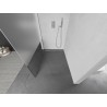 Mexen Kioto dušisein Walk-in 100 x 200 cm, läbipaistev/jäätunud 8 mm, harjatud nikkel - 800-100-101-97-35
