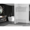 Mexen Kioto dušisein Walk-in 100 x 200 cm, läbipaistev/jäätunud 8 mm, harjatud nikkel - 800-100-101-97-35