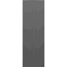 Mexen Line VS20SL Plattenheizkörper 1800 x 600 mm, mittlere Unteranschluss, 1308 W, Anthrazit - W6VS20SL-180-060-66
