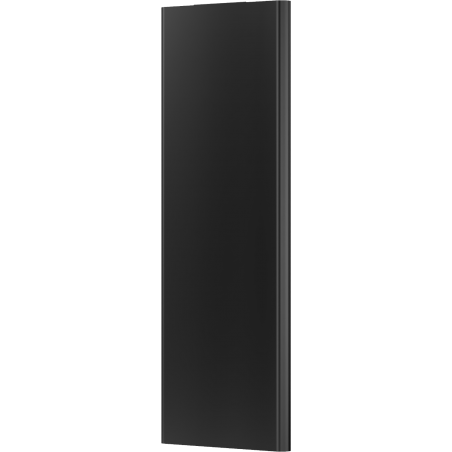 Mexen Flat VR20S Panel Heater 1800 x 300 mm, Bottom Middle Connection, 654 W, Black - W6VR20S-180-030-70