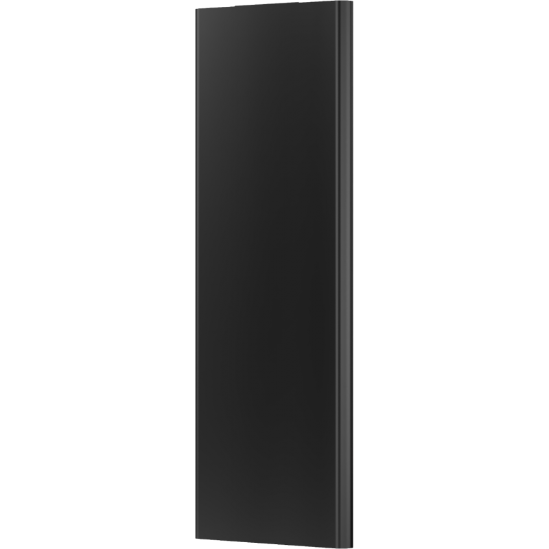 Mexen Flat VR20S radiatore a pannelli 1400 x 400 mm, collegamento inferiore centrale, 712 W, nero - W6VR20S-140-040-70