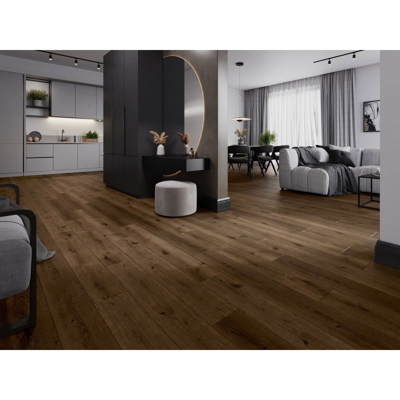 Mexen Strasburg pannelli vinilici 1240 x 182 mm SPC 6,5 mm, sottofondo IXPE 1,5 mm, 4 V-Fuga, Rovere - F1033-1240-182-505-4V1-01