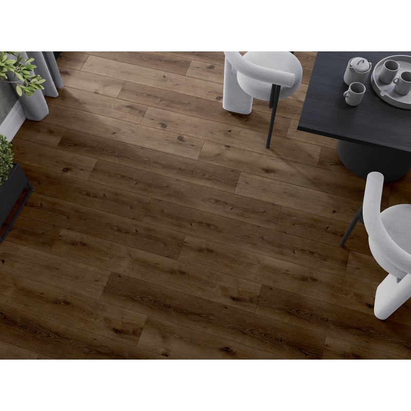 Mexen Strasburg vinyylipaneelit 1240 x 182 mm SPC 6,5 mm, IXPE-alusta 1,5 mm, 4 V-uritus, Tammi - F1033-1240-182-505-4V1-01