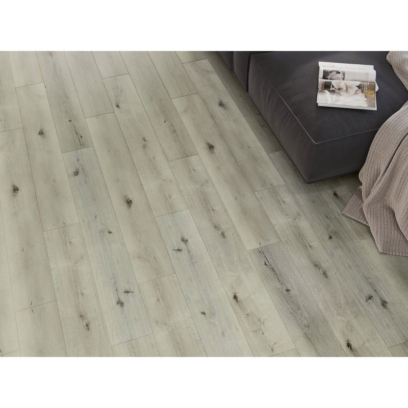 Mexen Silver Lake pannelli vinilici 1240 x 182 mm SPC 6,5 mm, sottostrato IXPE 1,5 mm, 4 V-Fuga, Rovere
