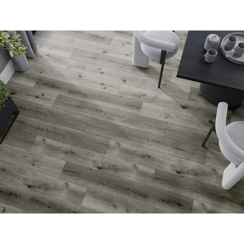 Mexen Lago Vista panneaux vinyles 1240 x 182 mm SPC 6,5 mm, sous-couche IXPE 1,5 mm, 4 V-Fuga, Chêne