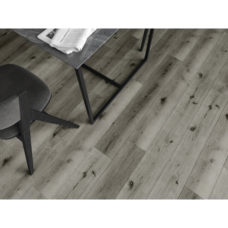 Mexen Lago Vista panneaux vinyles 1240 x 182 mm SPC 6,5 mm, sous-couche IXPE 1,5 mm, 4 V-Fuge, Chêne