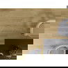 Mexen Anniston Vinylpaneele 1240 x 182 mm SPC 6,5 mm, IXPE-Unterlage 1,5 mm, 4 V-Fuge, Eiche - F1038-1240-182-505-4V1-01